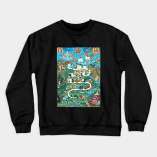 The Nine Mental Abidings Path of Samatha Crewneck Sweatshirt